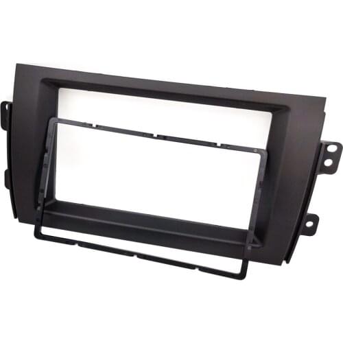 For Suzuki SX4 2007-13 Double Din Stereo Radio Plate Frame Panel Trim Dash Kit