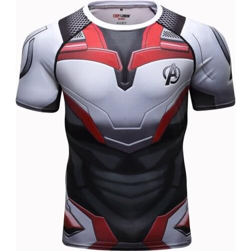Digital Sublimation Printed Short Sleeve Men Outdoor Sport Rashguards Casual Male Workout Tshirt