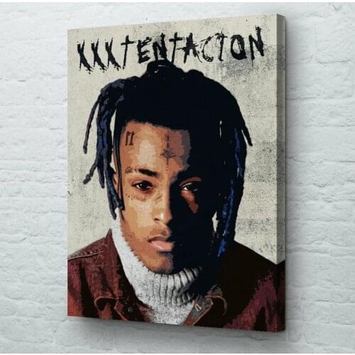 Hd Prints Home XXXtentacion Decor Pictures Wall Artwork Rapper Singer Modular Handsome Poster Painting Canvas Living Room Framed