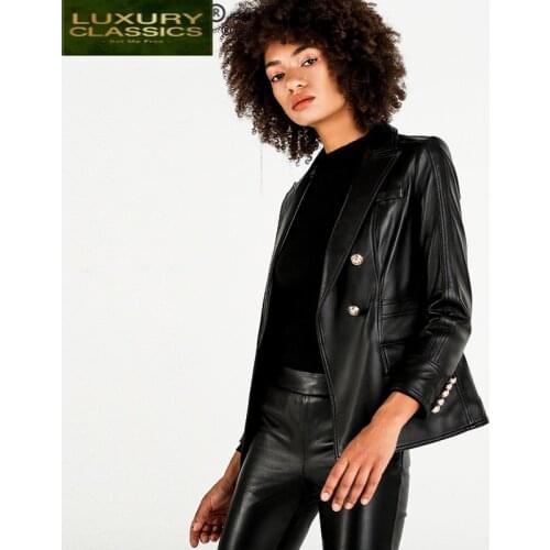 Jacket Leather 100% Real Women Winter Sheepskin Coat Female Genuine Leather Jacket Korean Vintage Fit Montone Jackets 130