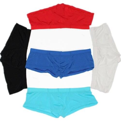 Mens Mini Bikini Thong Low Rise Briefs Boxer Briefs Underwear Comfy Breathable Sexy Gay Men Underwear Thong Men G-String