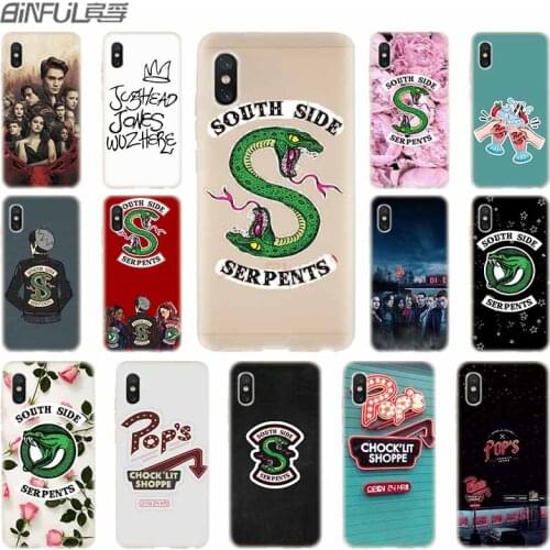 Cover soft Silicone TPU Case For Xiaomi Mi 9 8 SE 6X 5X A3 A1 A2 LITE 10 10lite max 3 cc9 Pro cc9e Riverdale Southside Serpent
