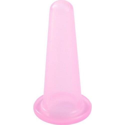 Silicone Massage Cupping Set 2 Facial Cups & 2 Mini Facial Cups Body Massage Helper Skin Care Massage for Face Neck Back Eyes