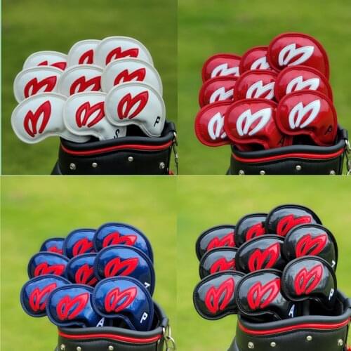 NEW golf irons headcover MBE master bunny edition bright pu golf club Iron set covers #4-9PAS 4 colors
