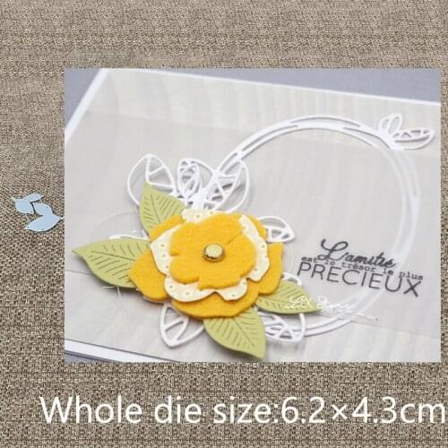 New Design Craft Metal stencil mold Cutting Dies 2pcs leaves decoration scrapbook die cuts Album Paper Card Craft Embossing