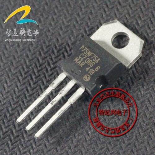 P75NF75 Computer board vulnerable plug-in transistor