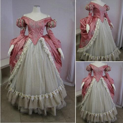 Historical!Customer-made Halloween Dresses Gothic Cosplay Victorian dress Renaissance Dress Steampunk dress SZ US6-36 V-252