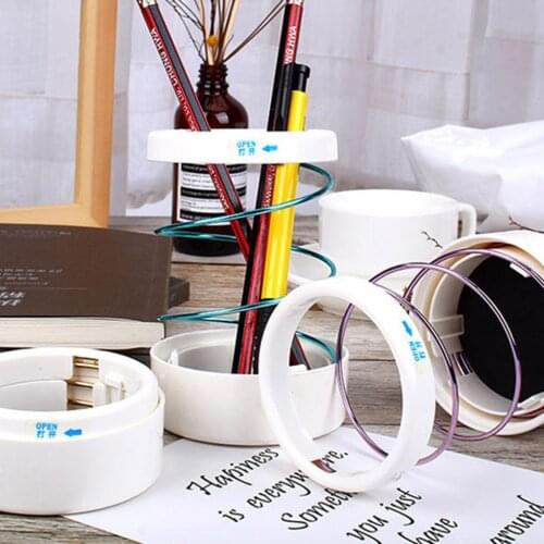 Durable Portable Cosmetic Make-up Brush Storage Box Table Organizer Make Up Tools Pen Storage Makeup Brush Holder Box