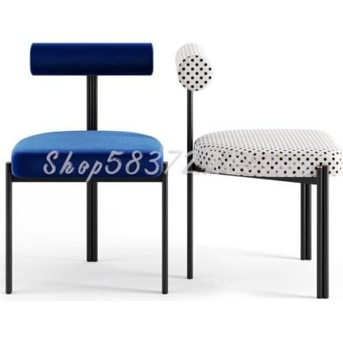 Simple Modern Dining Chair, Home Nordic Western Dining Chair, Computer Back Chair, Office Negotiation Chair, Simple And Luxuriou