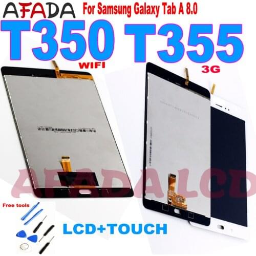 LCD Replacment 8" For Samsung Galaxy Tab A 8.0 T350 T355 T357 T351 LCD Display Touch Screen Assembly SM-T350 WIFI/ SM-T355 3G