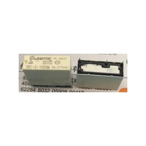 SRC-S-105DM 5VDC 5A 277VAC DIP4 46F SANYON RELAY 1 From A ,New and original