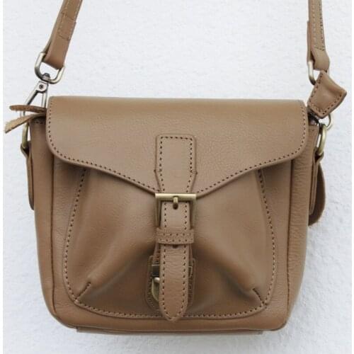 Vintage Small Messeger Bags For Women 2021 New Real Leather Handbags Flap Square bag Female Shoulder Crossbody Bag High Quality