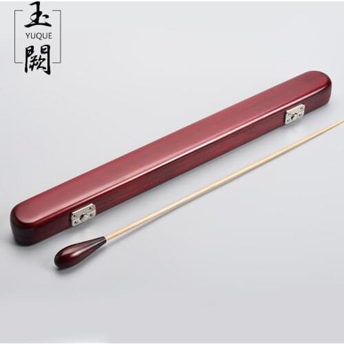 High-Quality Baton Music Gifts Conductor dedicated (handmade box / red sandalwood handle + bamboo stick)