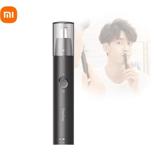 Xiaomi Portable Electric Nose Hair Trimmer Waterproof Smart Control Hair Shaver Removable Washable Rotating Cutter Head Cleaner