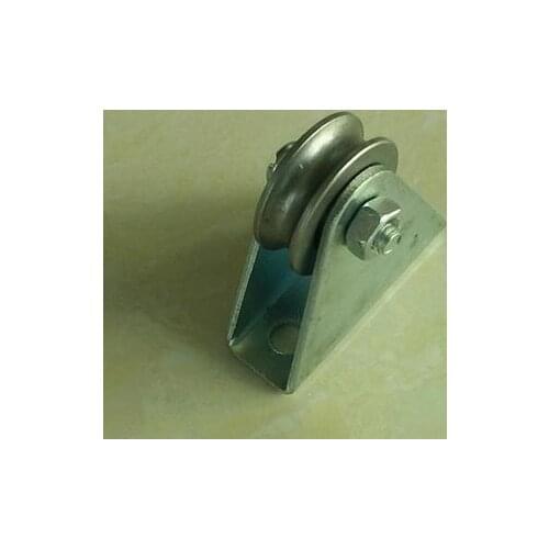 2Pieces/Lot Wheel Diameter:19.4mm 0.8Inch U Groove Pulley Bearing Bracket Small Pulley