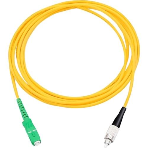 5PCS/bag SC/ APC-FC/ UPC 3.0mm Fiber Optic Jumper Cable Single Mode Extension Patch Cord