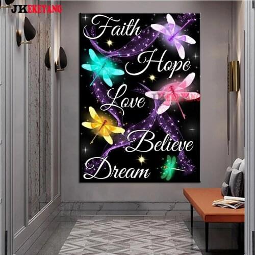 5D DIY square/round Diamond painting Color dragonfly Cross Stitch Diamond Embroidery Pattern Rhinestone J3111