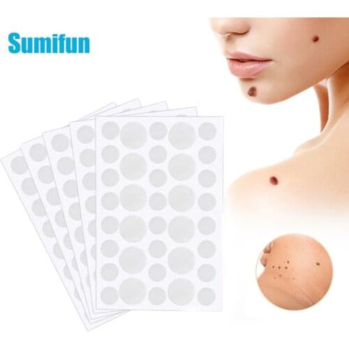 72pcs Warts Remover Patch Foot Sticker Corn Skin Tag Removal Patches Wart Treatment Cream Herbal Extract Medical Plaster D2667