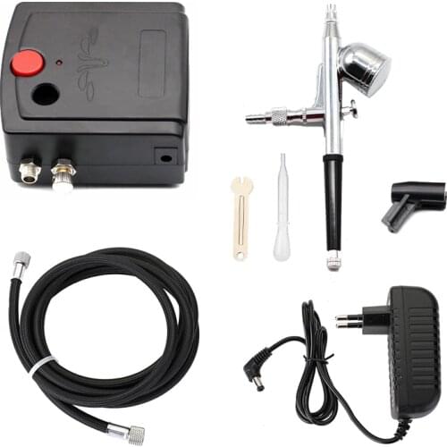 0.3mm Airbrush Paint Airbrush Compressor Air Brush Spray Gun Sprayer Pen Kit Makeup Airbrush Cake Needle Body Paint Nail Tattoo