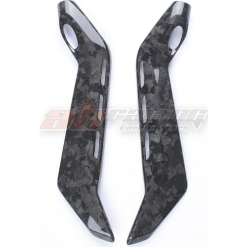 Seat Side Cover For Ducati V4 V4S Full Forged Carbon Fiber 100