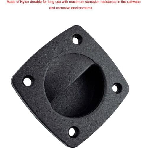 Flush Pull Door Handle For Boat Marine Deck Hatch Door Hard Nylon Durable