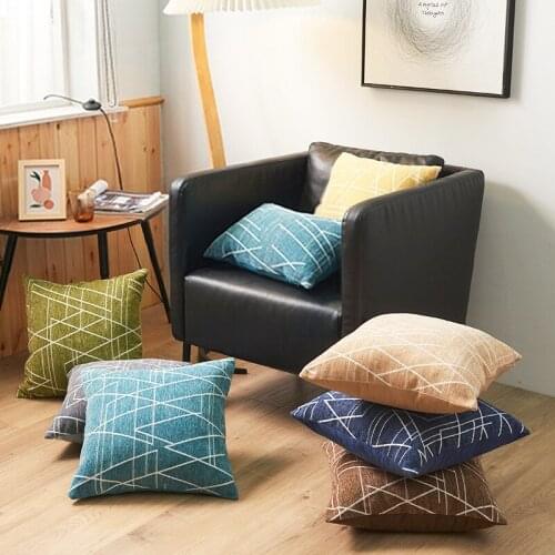 Geometric Cushion Cover Pillow Case Soild Color PillowCase Nordic Home Decor Sofa Throw Pillows Room Pillow Cover Decorative