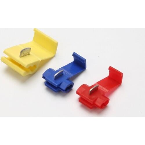 10PCS / 50PCS Wire and Cable Connector Non-disposed Open Connection AWG22-18 Crimping Fast Connector Electrical Terminal