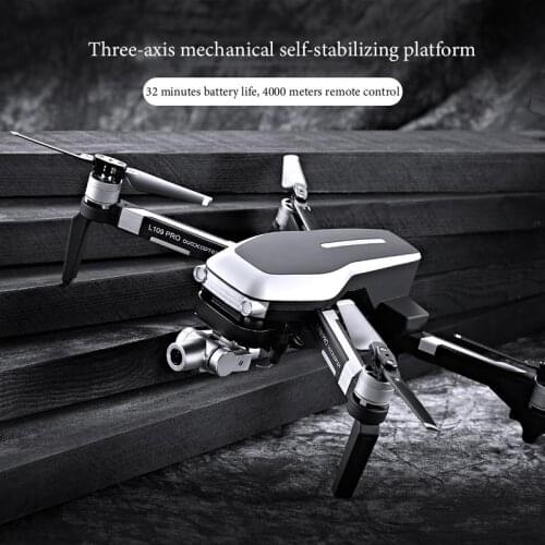 L109pro Folding Drone 4k Professional High-definition Aerial Photography Two-axis Anti-shake Gimbal Gps Four-axis Aircraft