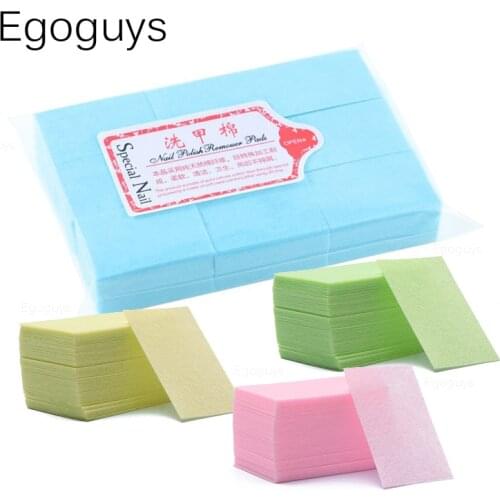 Multicolor Nail Art Wipes Tips Soft Cosmetic Cotton Gel Remover Lint-Free Napkins Absorb Glue Soak Cleaning Paper Cleanser Wiper