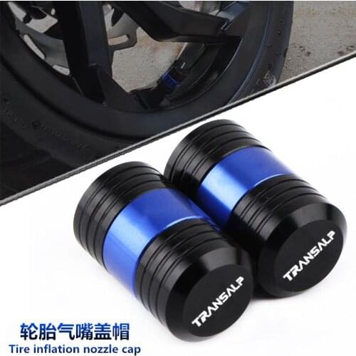 Motorcycle Accessorie Wheel Tire Valve Stem Caps For HONDA TRANSALP 600 650 700 XLV Transalp CNC Airtight Covers new motorbike