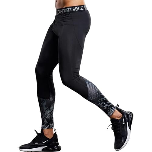 Mens Compression Pants Male Tights Leggings for Running Gym Sport Fitness Quick Dry Fit Joggings Workout Black Trousers