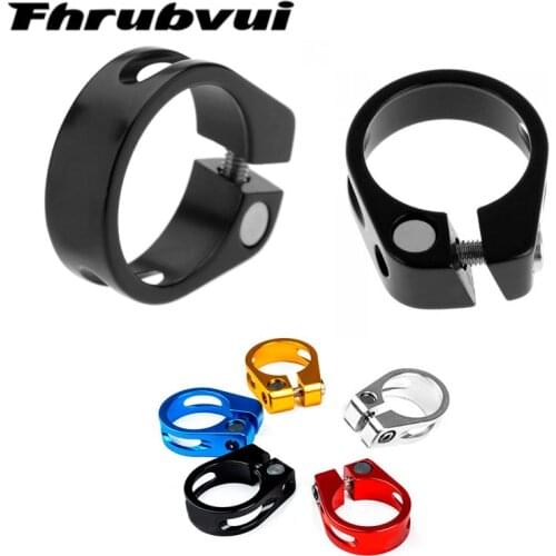 New Cycling Ultralight Aluminum Alloy Mountain Bike Road Bike Saddle Seat Post Clamp 31.8/34.9mm Bicycle Saddle Seat Post Clamp