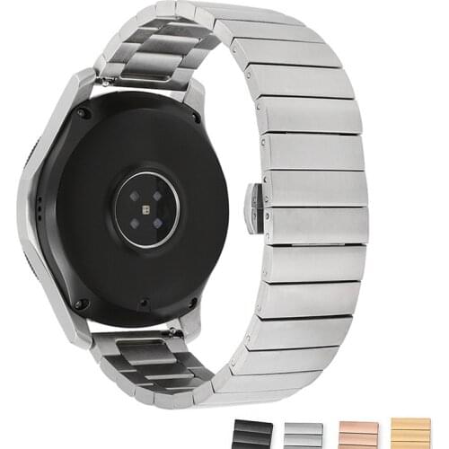 BEAFIRY Stainless Steel Watch Band 18mm 20mm 22mm 24mm Watch Strap High Quality Wrist Watchband Silver Black Gold Rose Gold