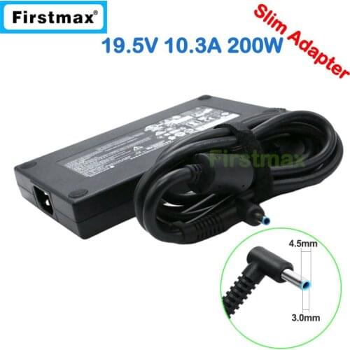 Slim 19.5V 10.3A 200W ac power adapter laptop charger For HP Omen 15-dc0000 15-dc0100 15-dc0200 15-dc0300 15-dc0400 TPN-CA03