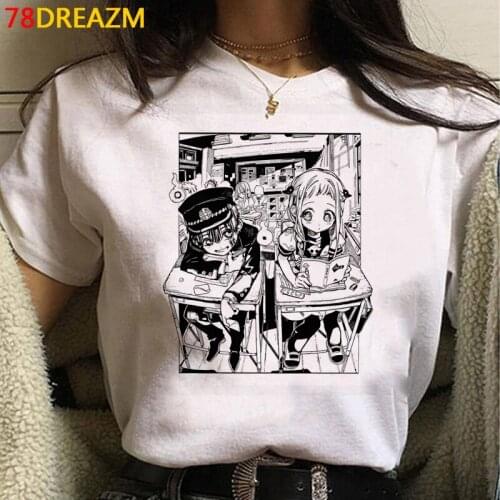 Toilet Bound Hanako Kun t shirt tshirt women white t shirt couple 2021 kawaii t-shirt plus size ulzzang