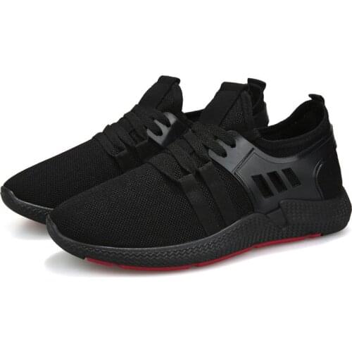 XEK Light Weight Running Shoes For Men 2019 Spring Autumn Black Comfortable Anti Slip Male Shoes Outdoor Walking Sneakers YYJ160