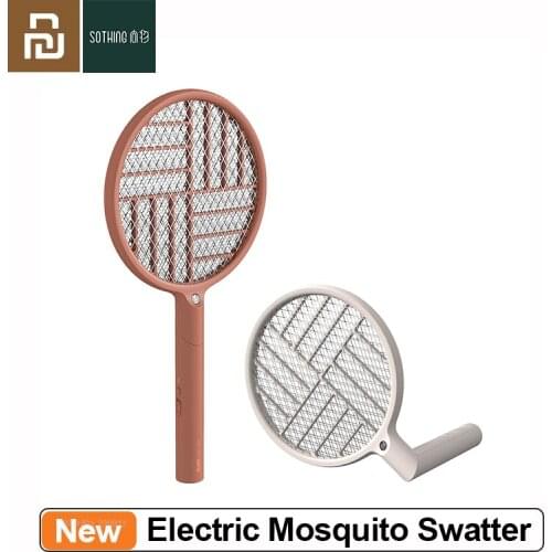 Youpin Sothing Electric Mosquito Swatter LED Rechargeable Handheld Fly Mosquito Swatter Foldable UV Mosquito Light