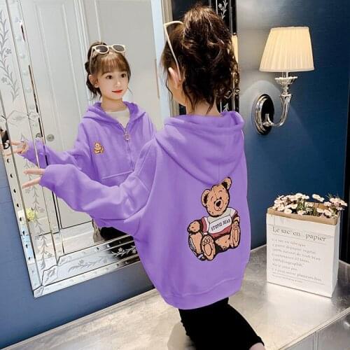 4-12 Years Outerwear Autumn Cartoon Kids Girls Jacket Coat New Childrens Wind Coat For Tighten Waist Baby Girl