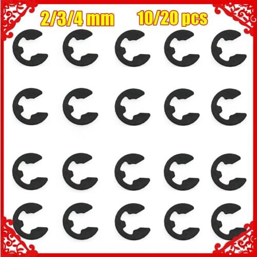 10/20 pcs E-clip 2 3 4 5mm for rc hobby model car 1:10 HPI Venture FJ Cruiser crawler upgraded parts