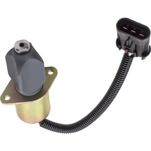 12V Fuel Shutoff Solenoid Valve for Bobcat Skid Steer Loader 743 751 753 763 773 6681513 6667993 6662993 6577503