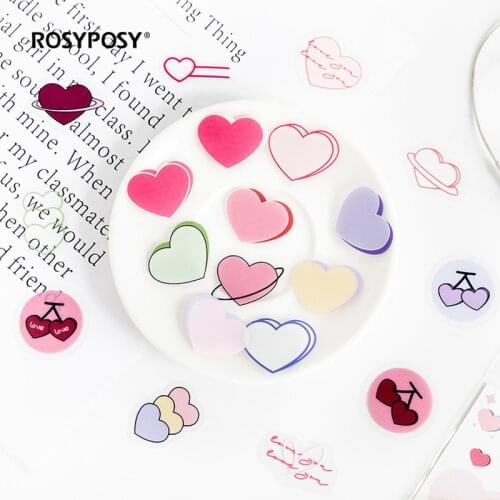 40 Pcs/pack Sticker Pack All-match Fun Cartoon Pattern Student Handbook Diary Notepad Mobile Phone Decoration Sticker