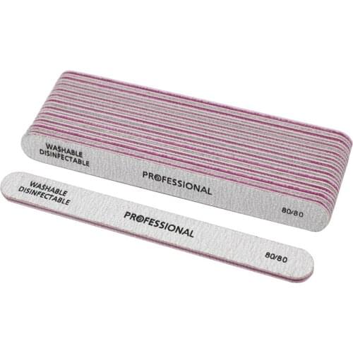 50pcs Nail Buffer Block Grey Nail Polish Buffing Sanding Buffer Files 80/80 Manicure Nail Art Tips Women Beauty Manicure Tools