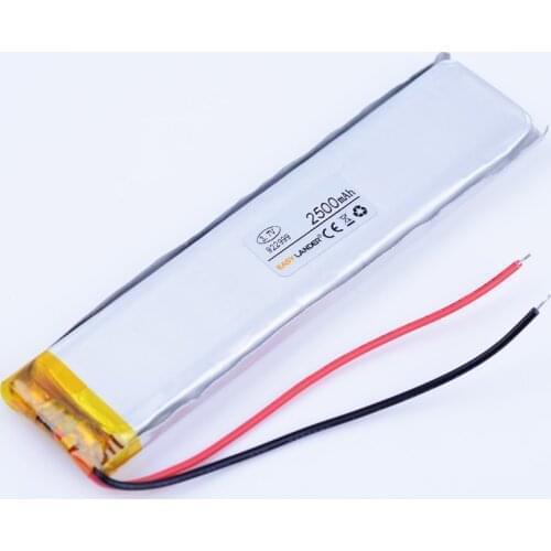 982999 3.7V 2500mAh Rechargeable Lithium Li Polymer Li-ion Battery For mp3 mp4 DVR GPS PDA psp bluetooth Speaker 1030100 9830100