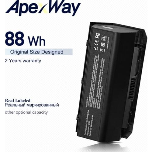 ApexWay 88Wh A42-g750 laptop battery for Asus G750J G750JH G750JM G750JS G750JW G750JX G750JZ CFX70 CFX70J