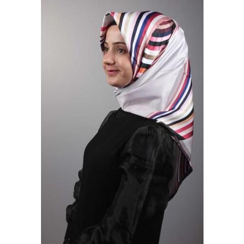 ARMİNE PATTERNED TWİLL SCARF 1005P - RENK-04