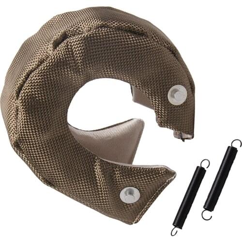 Car Titanium T3 Turbo Charger Heat Shield Cover Blanket Glass Fiber Protection Wrap For T3/25/28 GT25/28/30/32/35/37/26