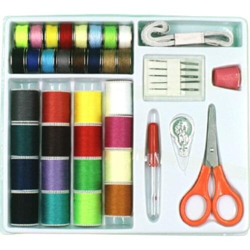 Household multifunctional 16color sewing thread, 16-thread bobbin, sewing kit, sewing ruler, sewing repair needle and thread set