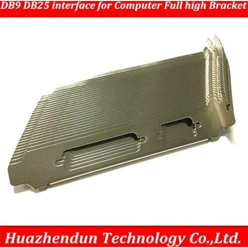 DEBROGLIE 20PCS/LOT DB9+DB25 interface Serial port parallel port Full Height Expansion Bracket for Computer