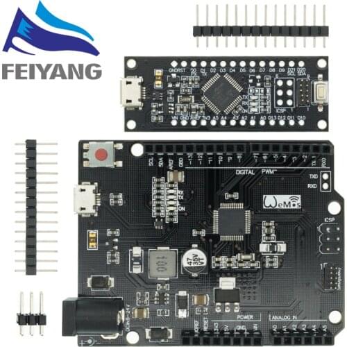 For WeMos D1 SAMD21 M0 Mini USB For ARM Cortex M0 32-Bit Extension For Arduino Zero UNO Diy Electronic Module Form R3