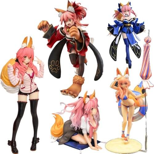 Fate Grand Order Tamamo no Mae Cat Girl PVC Action Figures toys Anime Sexy Girl Statue figures Adult Collection Model Doll Gift